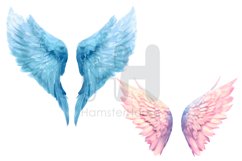 Angel wings, digital watercolor, 11 png Product Image 7