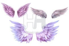 Angel wings, digital watercolor, 11 png Product Image 9