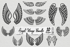 Angel Wings SVG PNG Design Bundle Product Image 1
