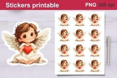 Sticker Girl Angel| Wedding sticker Product Image 1