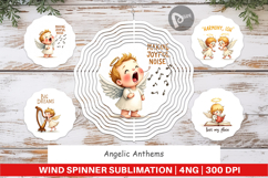 Angelic Anthems Wind Spinner Product Image 1