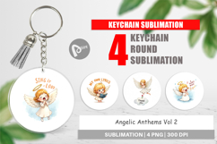 Angelic Anthems Keychain Product Image 1