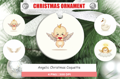 Angelic Christmas Coquette Ornament Product Image 1