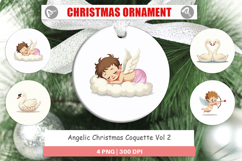 Angelic Christmas Coquette Ornament Product Image 1