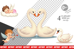 Angelic Christmas Coquette Clipart Product Image 1