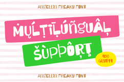 Angellin Freaky - An Ugly Playful Font Product Image 3