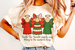 Christmas Angels PNG, Merry Christmas PNG, Holiday PNG, Xmas Product Image 1