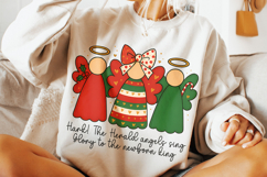 Christmas Angels PNG, Merry Christmas PNG, Holiday PNG, Xmas Product Image 2