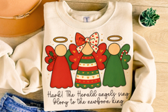 Christmas Angels PNG, Merry Christmas PNG, Holiday PNG, Xmas Product Image 4