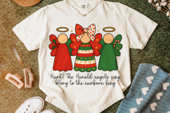 Christmas Angels PNG, Merry Christmas PNG, Holiday PNG, Xmas Product Image 5