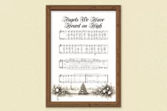 Christmas Carol Sheet Music, Christmas Sheet Music Printable Product Image 1