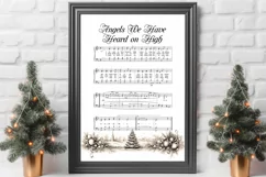 Christmas Carol Sheet Music, Christmas Sheet Music Printable Product Image 2