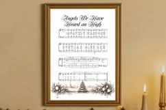 Christmas Carol Sheet Music, Christmas Sheet Music Printable Product Image 3
