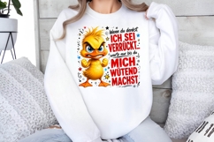 Angry Duck German Sarcastic Quote PNG Design File Product Image 2