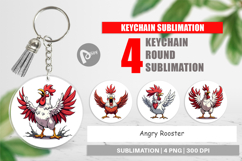 Keychain Angry Rooster Product Image 1