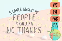A Large Group of People Introvert Shirt SVG Product Image 2
