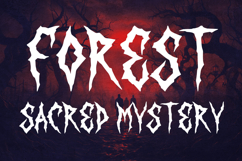 Anhork Bold Horror Display Font Product Image 4