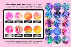 Procreate Tie-Dye Brushes: 200 Fabric Texture Fashion Product Image 5