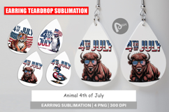 Earring 4th of July Animal Product Image 1