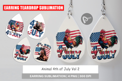 Earring 4th of July Animal Product Image 1