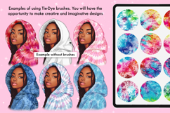 Procreate Tie-Dye Brushes: 200 Fabric Texture Fashion Product Image 9