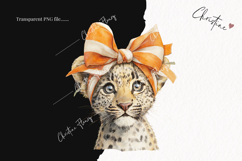Cute Animals With Bows | Fall PNG Product Image 2