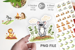 Wild Animal Adventure Sticker Product Image 1