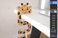 Animal Bag Hook Holders Laser Cut Bundle | Desk Purse Hanger Product Image 2