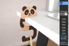 Animal Bag Hook Holders Laser Cut Bundle | Desk Purse Hanger Product Image 15