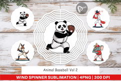 Wind Spinner Baseball Animal Product Image 1