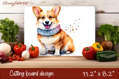 Cute Dog cutting board sublimation, Funny Dog sublimation Product Image 1