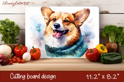 Cute Dog cutting board sublimation, Funny Dog sublimation Product Image 1