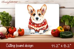 Cute Dog cutting board sublimation, Funny Dog sublimation Product Image 1