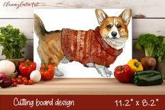 Cute Dog cutting board sublimation, Funny Dog sublimation Product Image 1