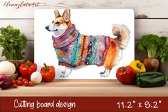 Cute Dog cutting board sublimation, Funny Dog sublimation Product Image 1