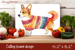 Cute Dog cutting board sublimation, Funny Dog sublimation Product Image 1