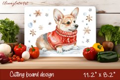 Cute Dog cutting board sublimation, Funny Dog sublimation Product Image 1