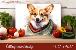 Cute Dog cutting board sublimation, Funny Dog sublimation Product Image 1