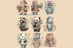 Animals and Teddy Watercolour Clipart PNG 54 Product Image 4
