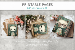 cat illustrations, printable sheets Product Image 6