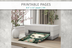 cat illustrations, printable sheets Product Image 7