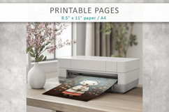 bear illustrations, printable sheets Product Image 6