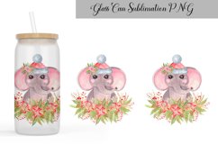 Libbey Christmas Glass Can | Animals Sublimation Bundle Product Image 5