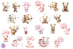 Animal clipart, Cute baby Watercolor clipart Product Image 2