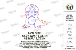 Animal Clothespin Puppet Laser Cut. Kids Toy. Seal SVG Product Image 2