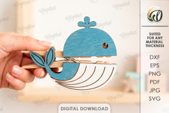 Animal Clothespin Puppets Bundle Laser Cut. Kids Toy SVG Product Image 7