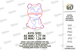 Animal Clothespin Puppet Laser Cut. Kids Toy. Panda SVG Product Image 2