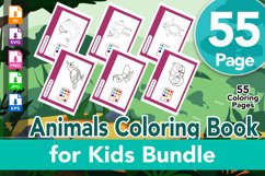 &quot;Cute and Colorful Creatures: Animal Coloring Magic&quot; Product Image 1