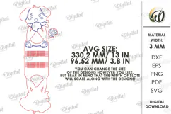 Dog and Cat Cookie Holders Laser Cut. Treat Holder SVG Product Image 2