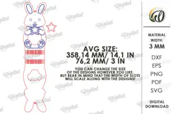 Penguin and Bunny Cookie Holders Laser Cut. Treat Holder SVG Product Image 3